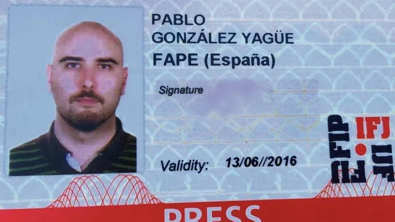 Pablo González, jurnalist spaniol sau spion? (sursa: theguardian.com)