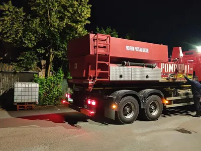 Avarie la o conductă de gaz în Băgaciu (sursa: Facebook/ISU Mureș)