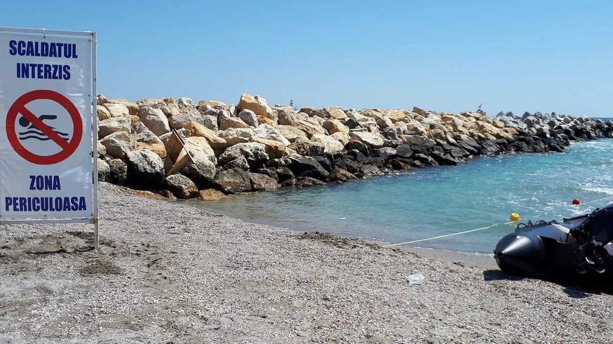 Moartea prin înec: România, fruntașa UE (sursa: Facebook/Salvamar Eforie Nord)