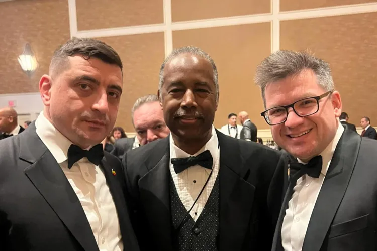 Simion, invitat la învestirea lui Trump (sursa: Facebook/Mihail Neamțu)