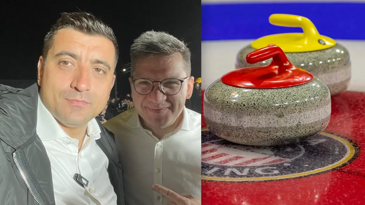 România, prima medalie la JO de iarnă: echipa George Simion și Mihail Neamțu, AUR la curling (sursa: Facebook/Mihail Neamțu, USA Curling)
