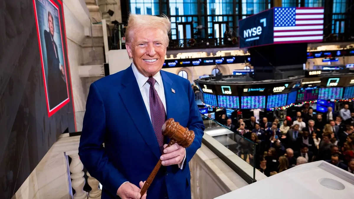 Taxele lui Trump afectează Wall Street (sursa: Facebook/New York Stock Exchange)