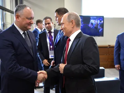 Dodon primea salariu lunar de la Moscova Foto: Kremlin.ru