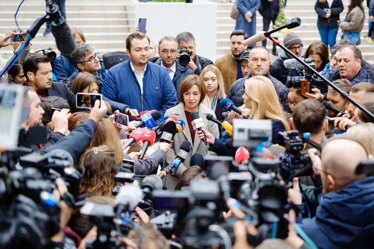 Maia Sandu acuză o fraudă „fără precedent” la alegerile din Republica Moldova Foto: Facebook