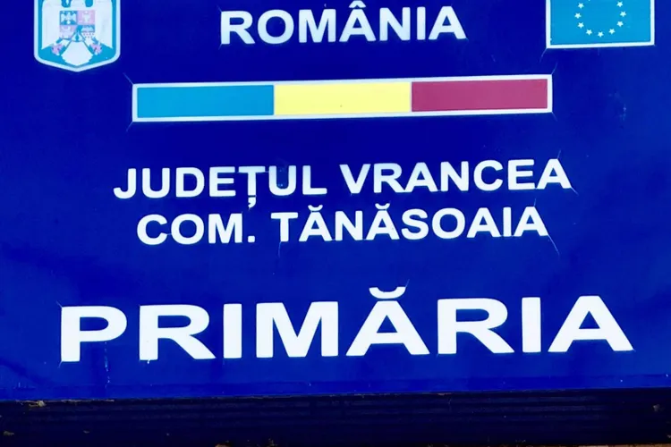 Bucăți de dronă în Vrancea, investigație MApN (sursa: Facebook/Primaria Comunei Tănăsoaia)