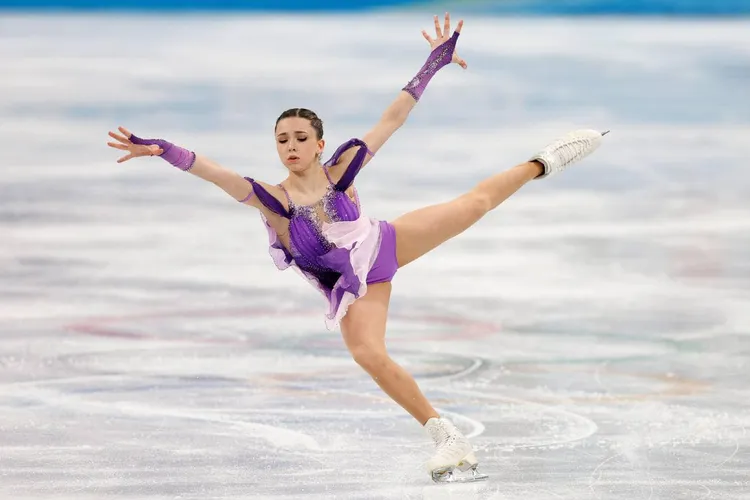 Patinatoarea rusă care a făcut senzație la Olimpiadă s-a dopat (sursă: Facebook/Comitetul Olimpic rus)