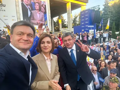 Majoritatea românilor vrea reunificarea cu Republica Moldova, arată CURS Foto: Facebook Maia Sandu