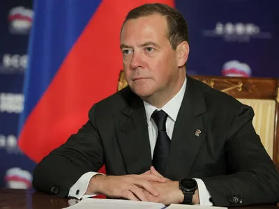 Medvedev sugerează că drona a ajuns intenționat în România Foto: Twitter