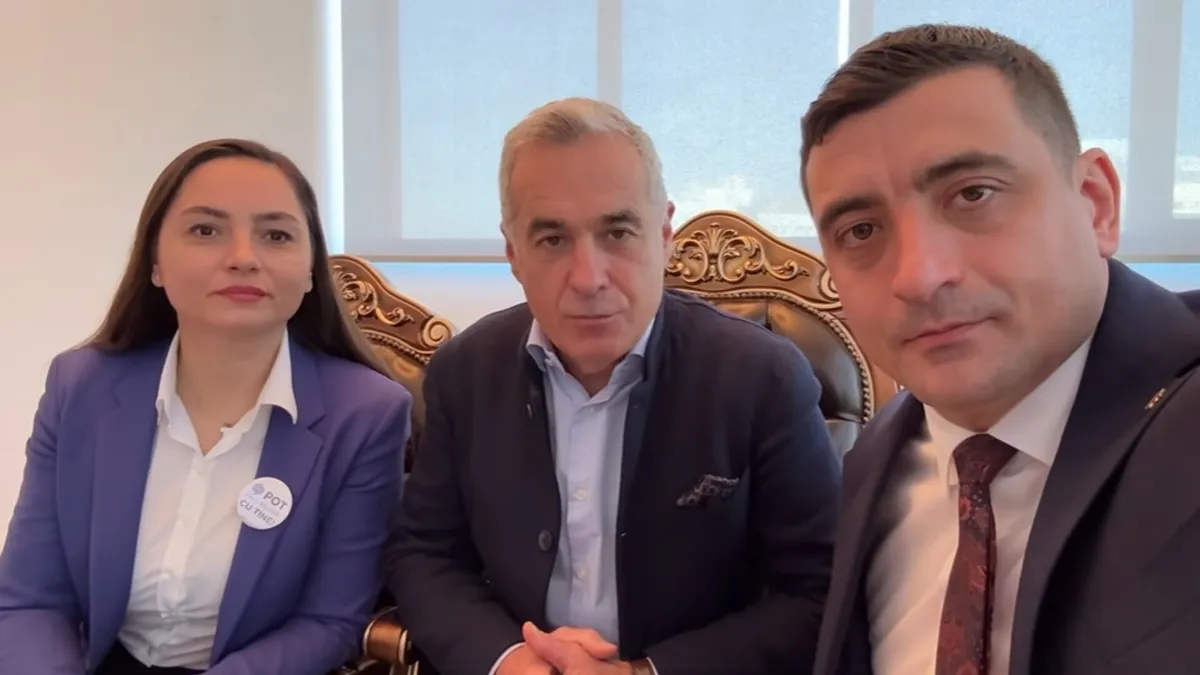 Divorț public între Simion și Georgescu: mitinguri separate la Alba Iulia, cei doi s-au ignorat Foto: Facebook