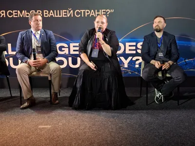 Diana Șoșoacă, la Moscova, la Congresul Tatălui Foto: Facebook