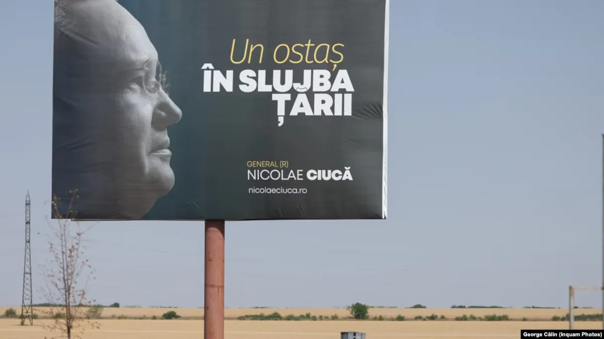 Dosarul privind panourile PNL cu cartea lui Ciucă zace la DNA de peste un an Foto: Inquam/George Calin