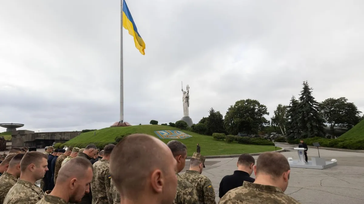 Mesajul lui Zelenski de Ziua Drapelului (sursa: X/Volodimir Zelenski)