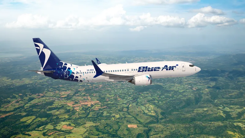 Ce a lăsat Blue Air statului român Foto: Facebook Blue Air