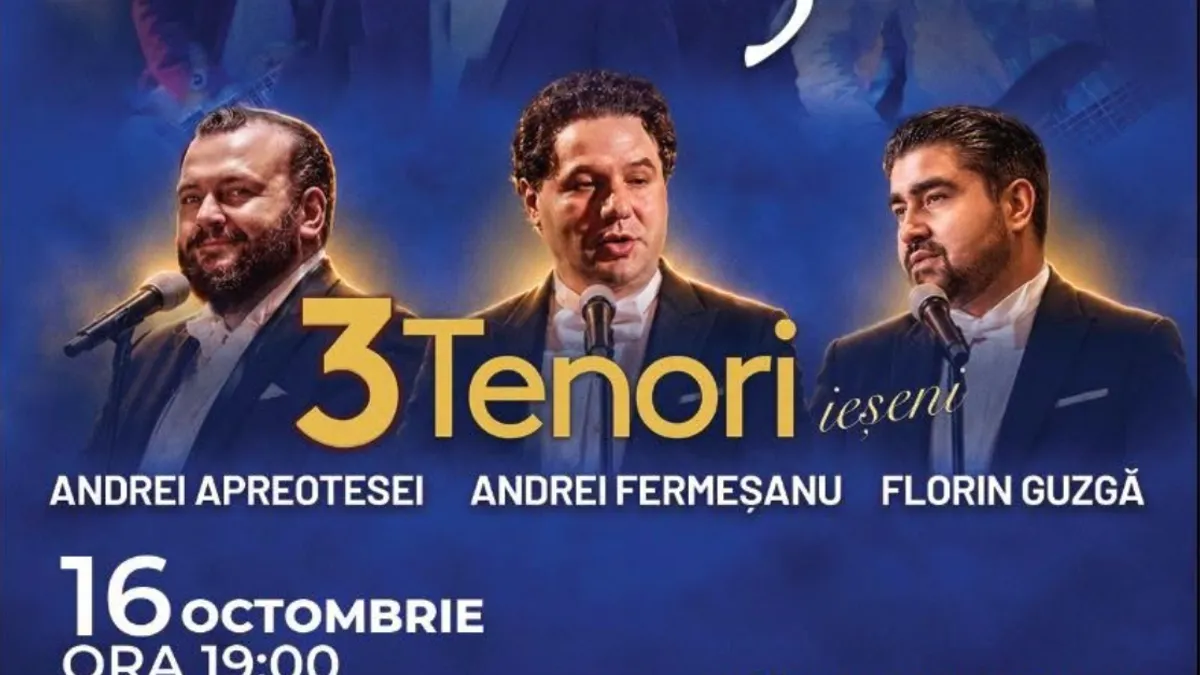 afișul concertului organizat în 2026 pentru sărbătoarea Iașiului