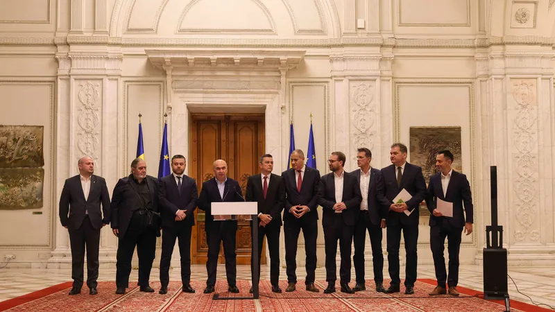 Prima schiță a viitorului Guvern Foto: Inquam/Octav Ganea