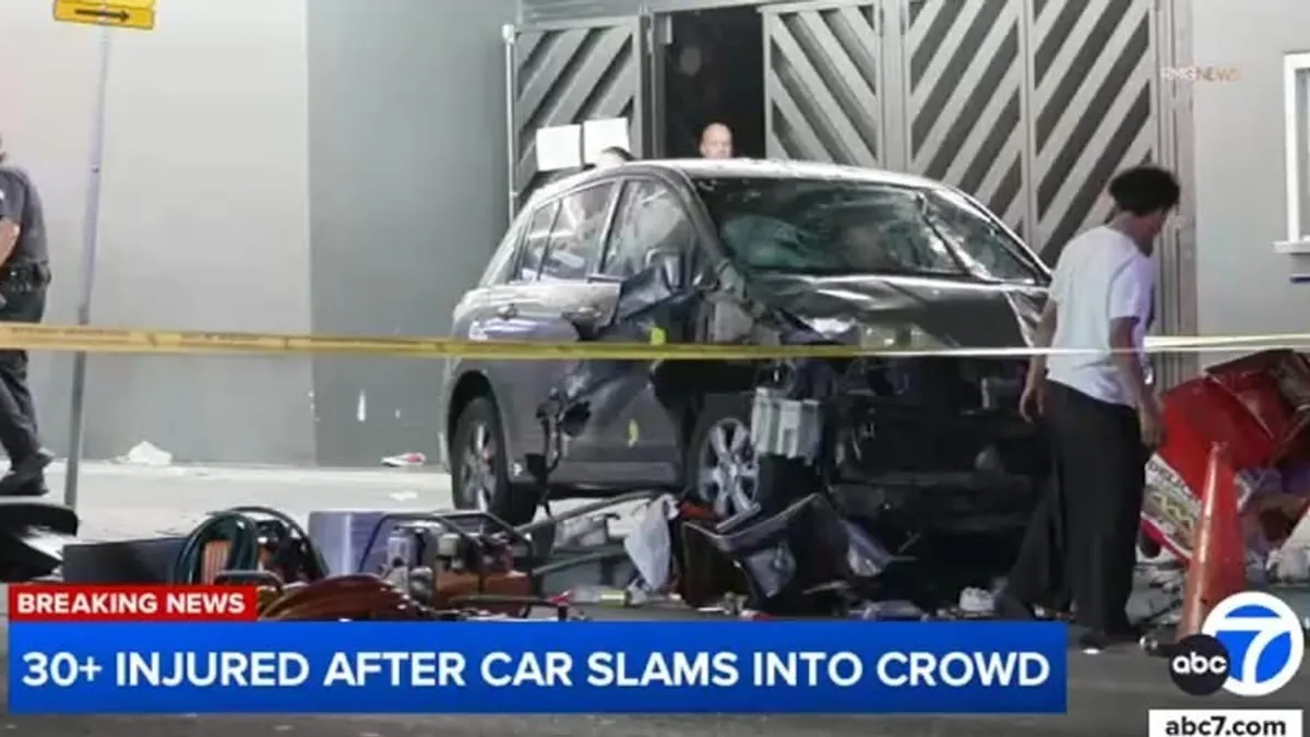 Șofer beat, împușcat în Los Angeles (sursa: abc7.com)