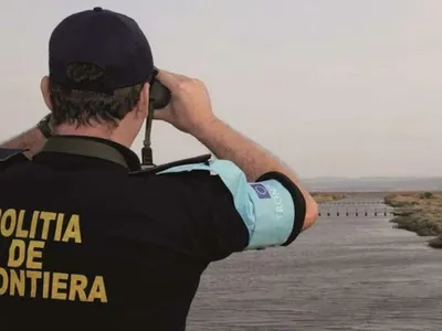 Fragmente de dronă rusească în Deltă (sursa: Poliția de Frontieră)