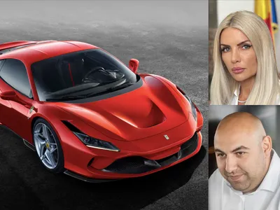 Nordis, Ferrari cash din banii țepuiților (sursa: ferrari.com, Hotnews, Facebook/Laura Vicol)