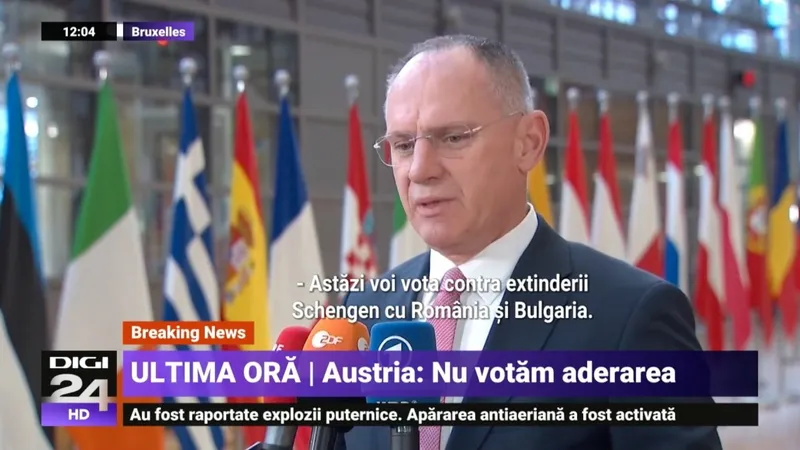 Problemele ministrului austriac de Interne, Gerhard Karner Foto: Twitter/ Captură video