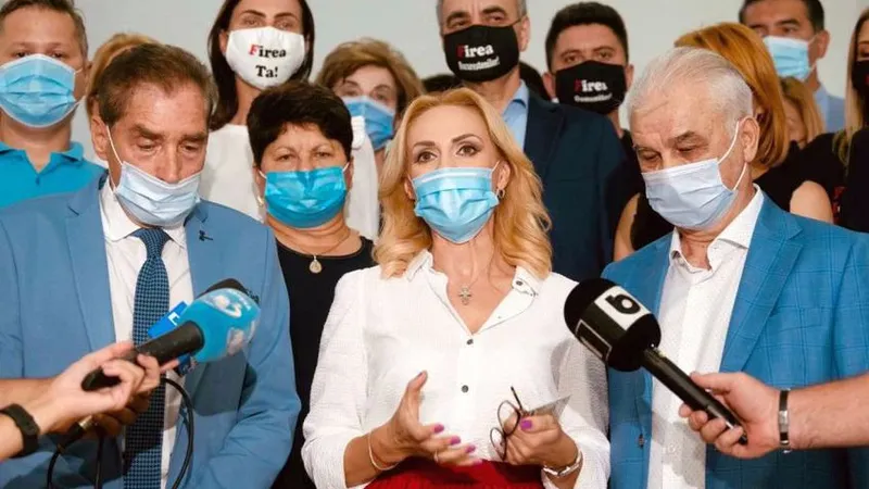 Petrariu, sindicalistul lui Firea, cinism total. Aici, Petrariu, un cap peste Firea (sursa: gsp.ro)