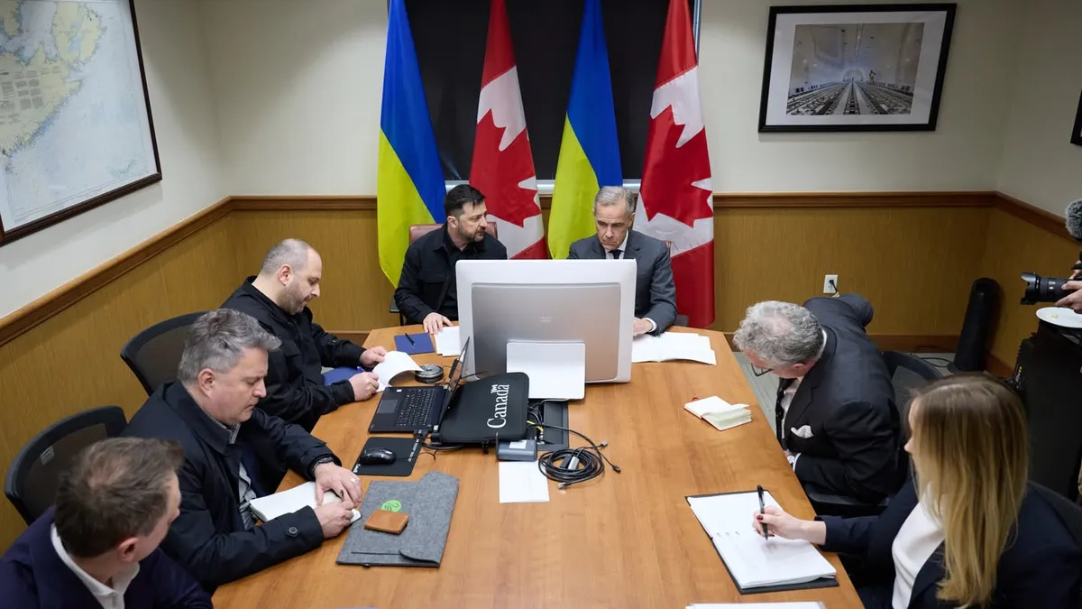 Europa și Canada îl susțin pe Zelenski (sursa: Facebook/Volodimir Zelenski)