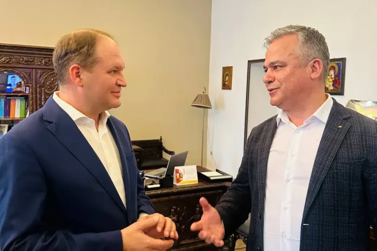 Ion ceban și Adrian Veștea în ianuarie 2025 Foto: Facebook Ion Ceban