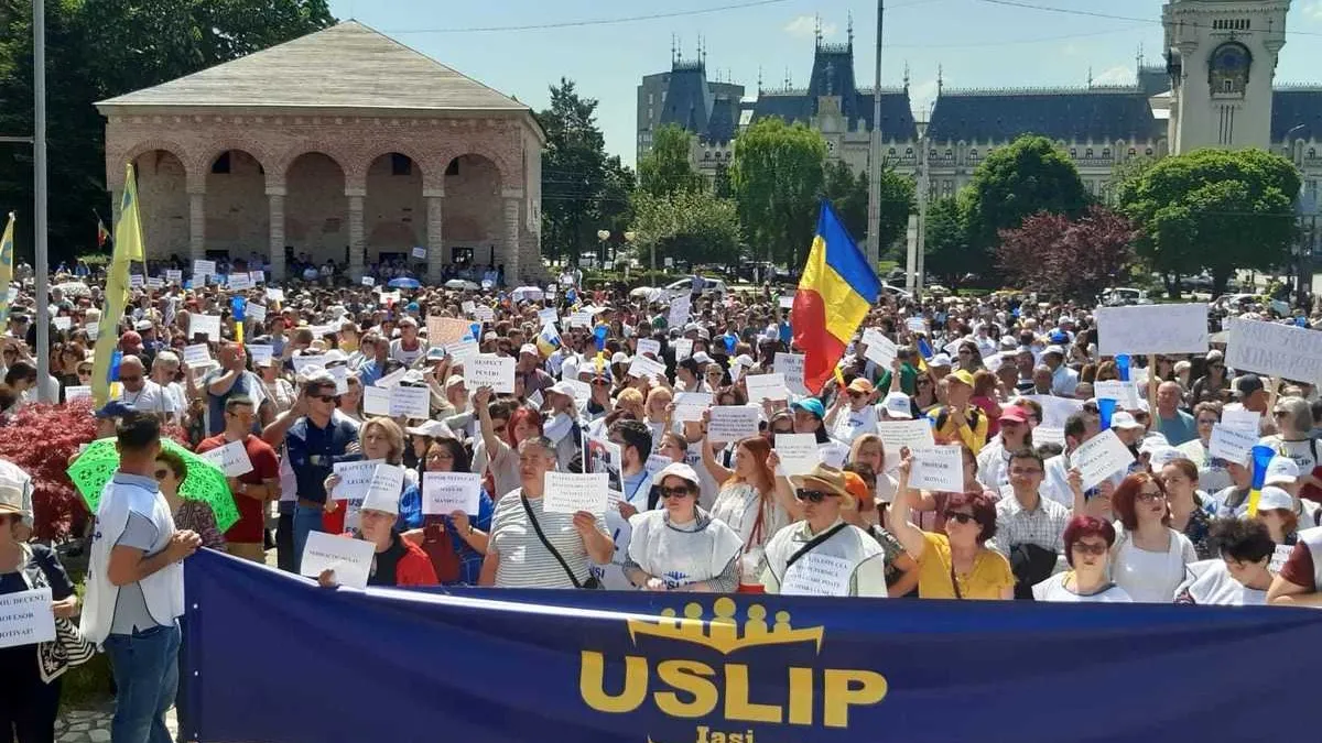 Anul școlar 2025-2026 începe cu proteste (sursa: ziaruldeiasi.ro)