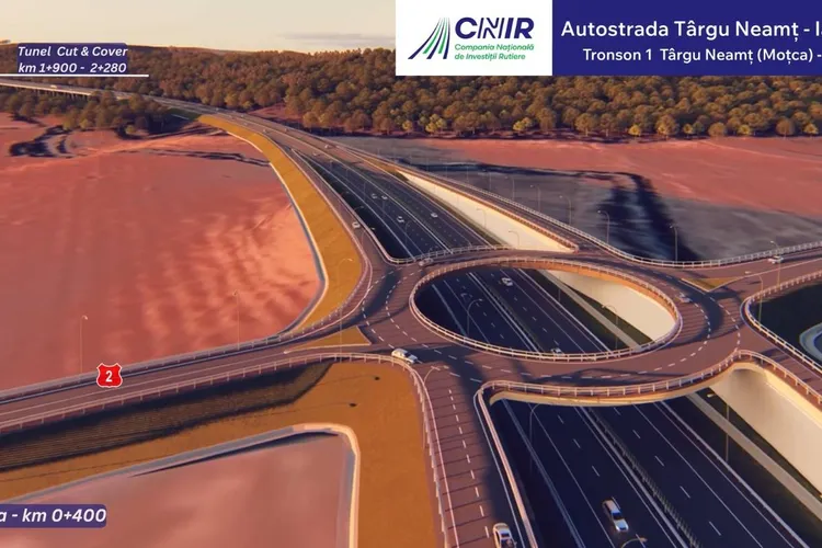 Licitația pentru primul tronson al Autostrăzii A8, contestată (sursa: Facebook/Compania Națională de Investiții Rutiere)