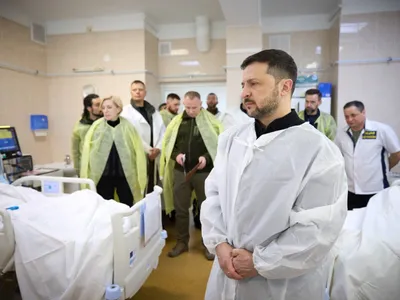 Rusia returnează Ucrainei cadavre de ruși (sursa: Facebook/Volodimir Zelenski)