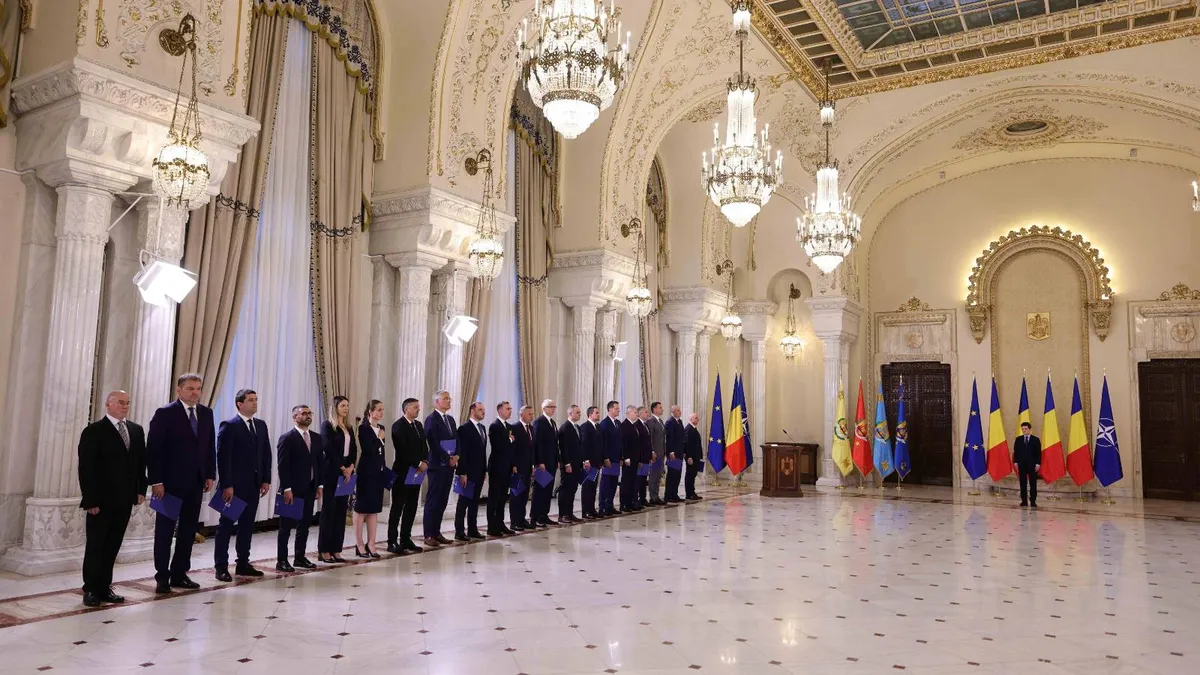 Instalarea Guvernului Bolojan, mesajul președintelui României (sursa: Inquam Photos/Octav Ganea)