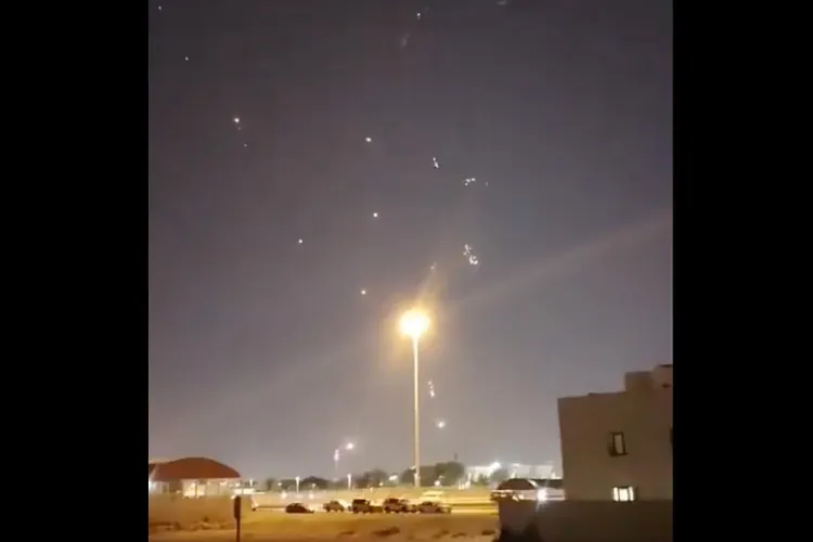 Bază americană (Qatar), atacată de Iran (sursa: X/IRNA News Agency)