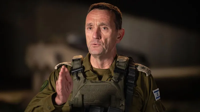 Armistițiul dintre Israel și Hamas, amânat. În imagine, șeful Statului Major General israelian, generalul locotenent Herzi Halevi (sursa: X/Israel Defense Forces)