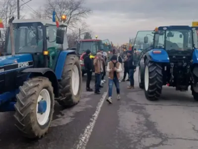 Protestele fermierilor au blocat DN2 (sursa: ziaruldeiasi.ro)