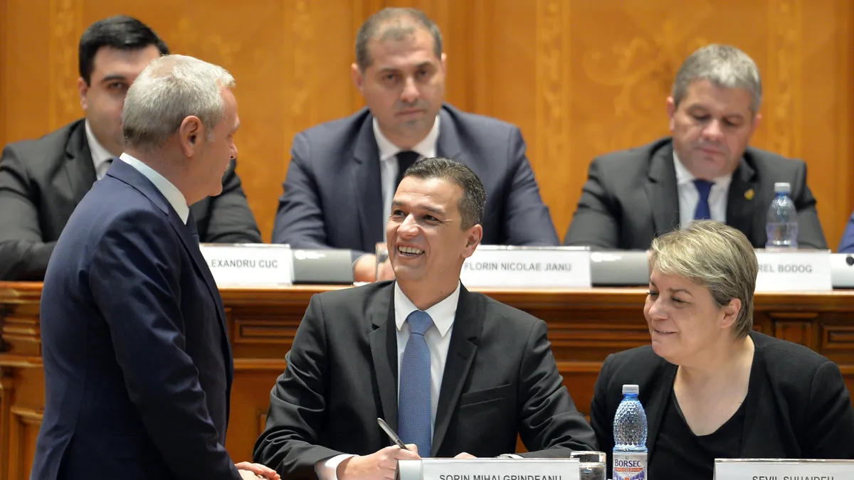 Grindeanu, pe vremea când era subordonatul lui Dragnea Foto: Libertatea