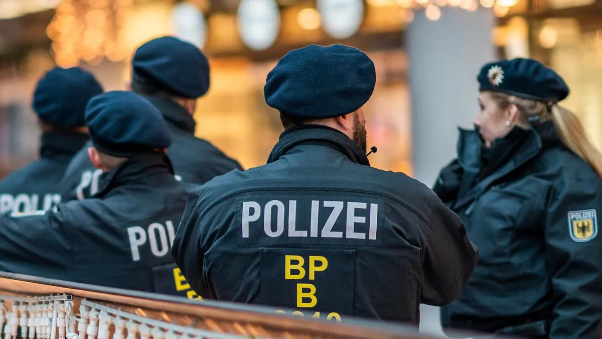 Atentat dejucat în Germania, cinci suspecți arestați (sursa: Facebook/Bundespolizei Karriere)