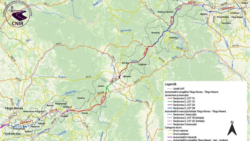 Autostrada A8, licitații de proiectare, execuție (sursa: Facebook/Compania Națională de Investiții Rutiere)