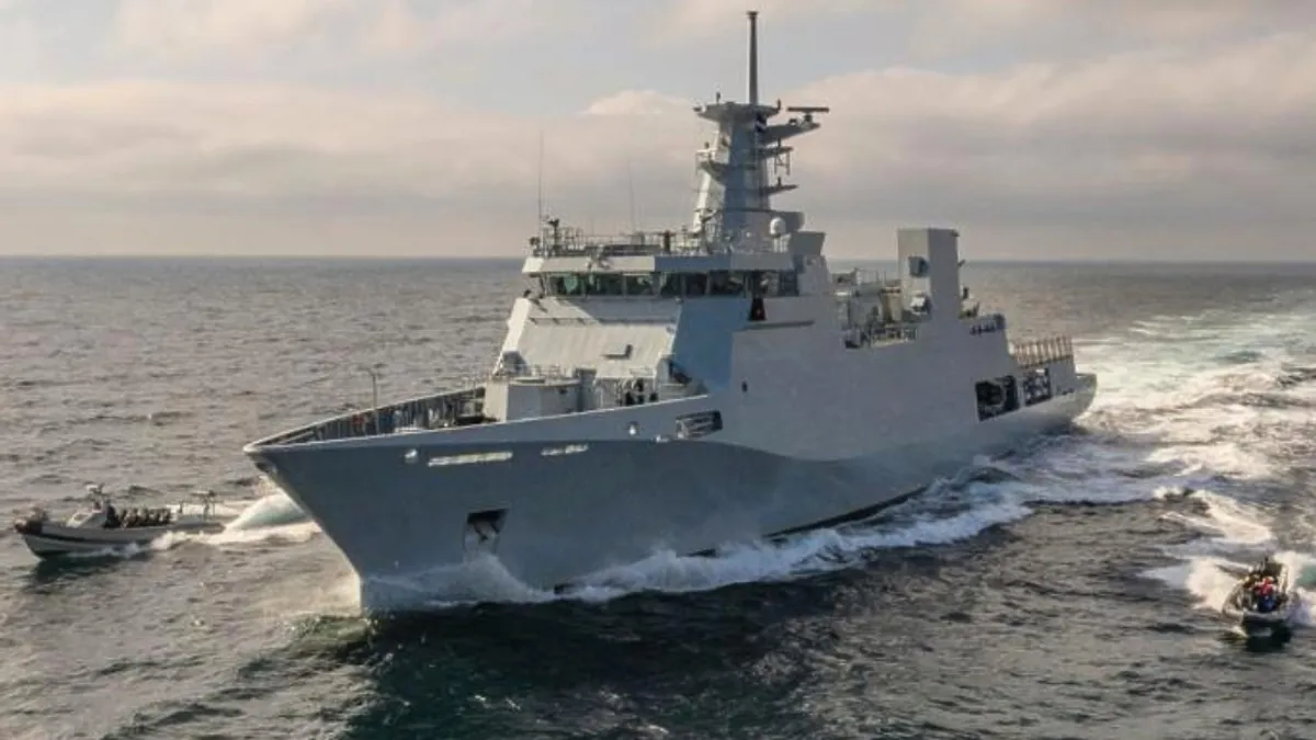 Stolojan critică achiziția unei corvete turcești Foto: Damen Shipyards Galati