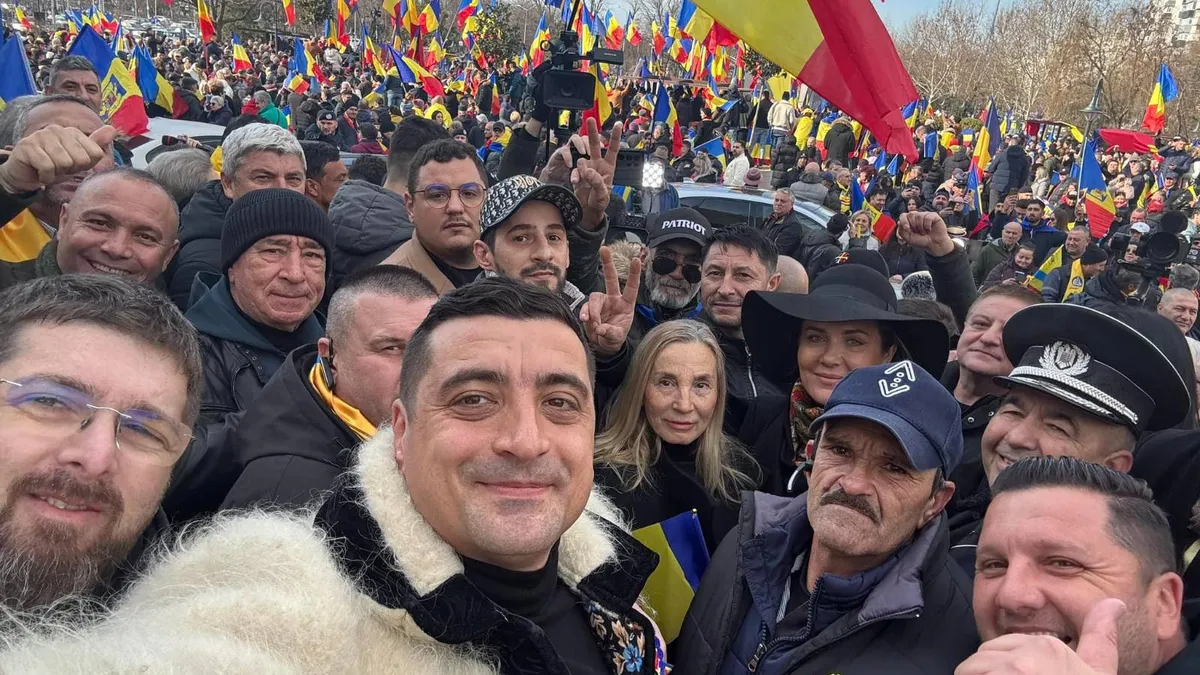 Protestatar "suveranist", descoperit cu arme albe (sursa: Facebook/George Simion)