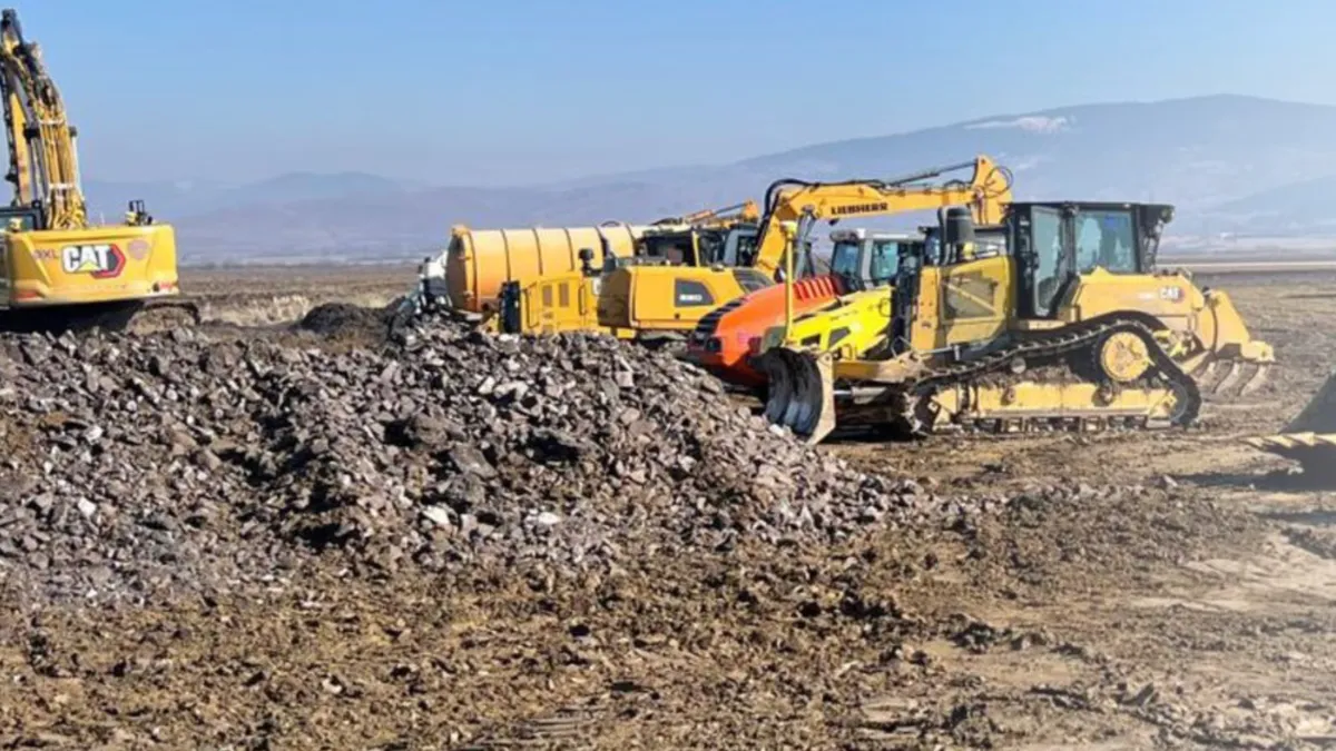 52 km din Autostrada Unirii, în faza de execuție (sursa: Facebook/Compania Națională de Investiții Rutiere)