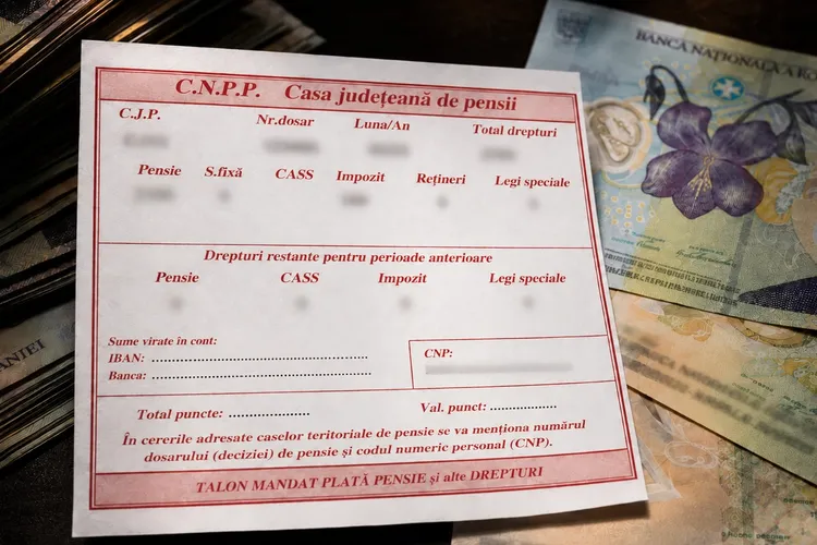 Talonul de pensie în 2026, explicat rând cu rând: ce reprezintă fiecare sumă și reținere