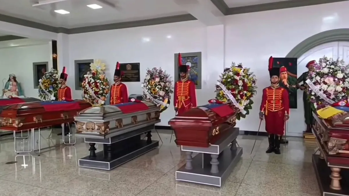 Doliu național în Venezuela pentru „tinerii martiri” (sursa: YouTube/Fuerza Armada Nacional Bolivariana FANB)