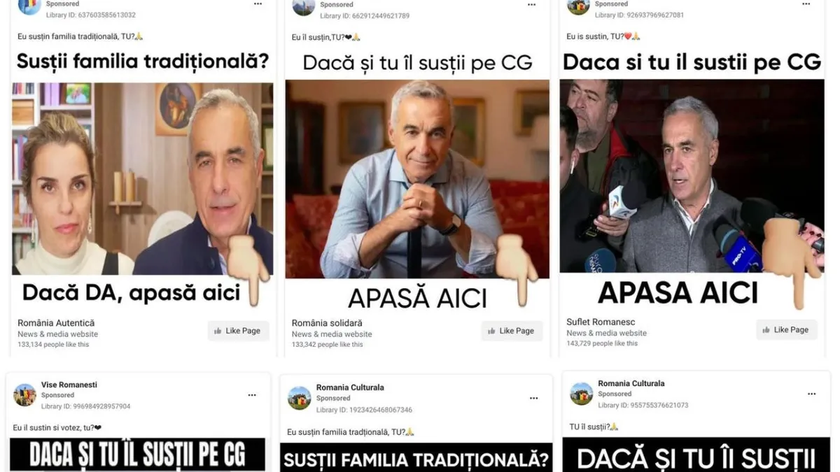 Afacerea site-urilor pro Călin Georgescu și George Simion (sursa: Substack/Drepturi și strâmbe)