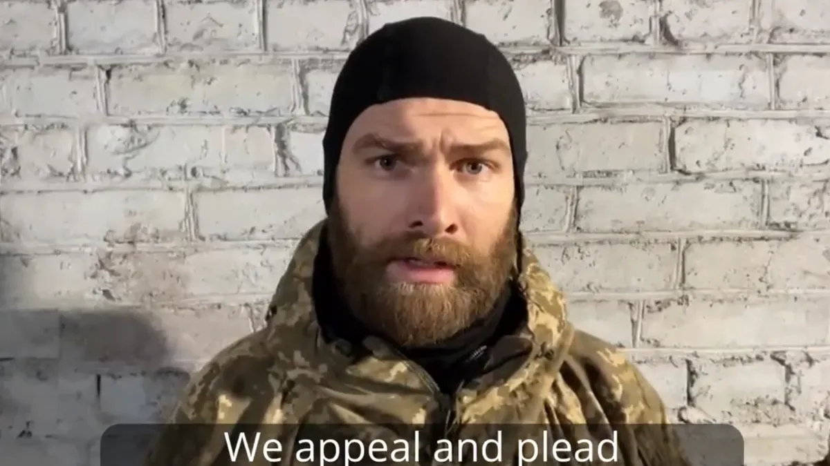 Ultimul strigăt de ajutor din Mariupol (sursa: Twitter/@razomforukraine)