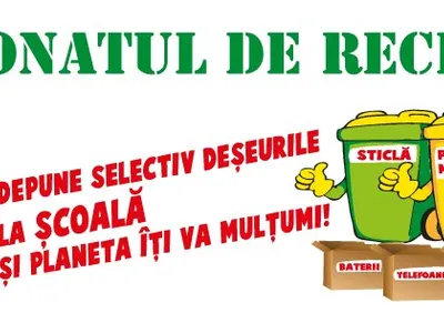 Şcolile din România se pot înscrie în Campionatul Reciclării Foto: Facebook