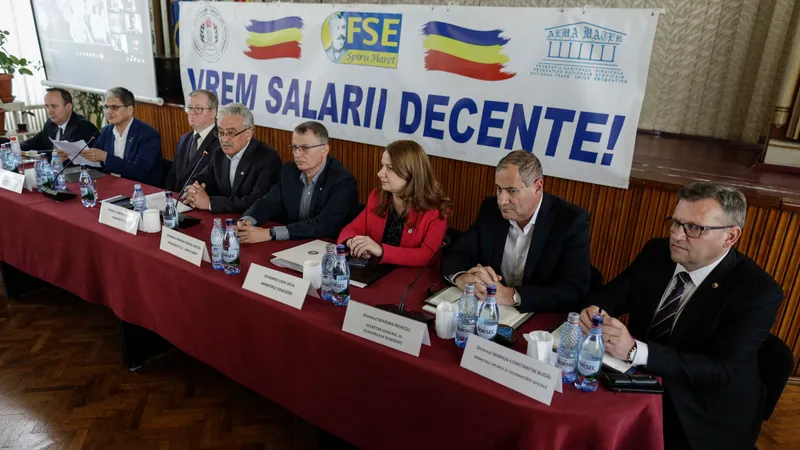 Cartel ALFA cere demiterea ministrului Muncii, Marius Budăi Foto: Inquam/ Octav Ganea