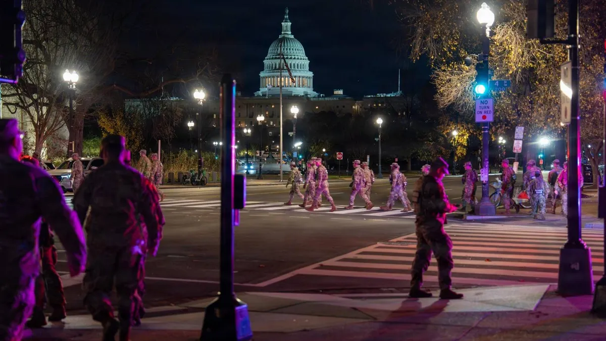 Atacatorul din Washington, verificat înaintea intrării în SUA (sursa: Facebook/D.C. National Guard)