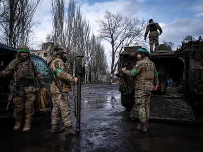 Asalt al unei unități a armatei ucrainene asupra pozițiilor rusești Foto: Twitter