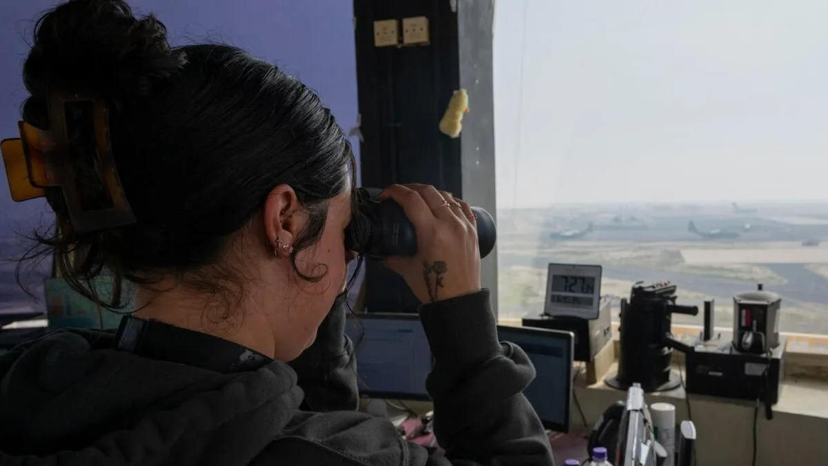 Rachetă iraniană lovește baza italiană din Kuweit (sursa: afcent.af.mil)