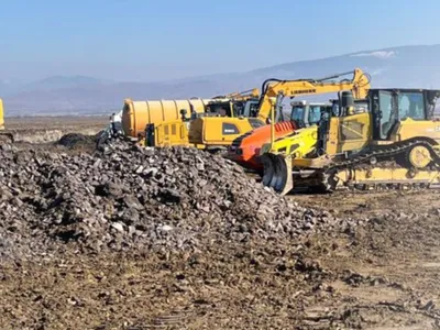 52 km din Autostrada Unirii, în faza de execuție (sursa: Facebook/Compania Națională de Investiții Rutiere)