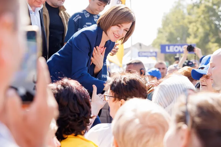 Preşedinta Maia Sandu este preferata electoratului (sursa: Facebook/Maia Sandu)